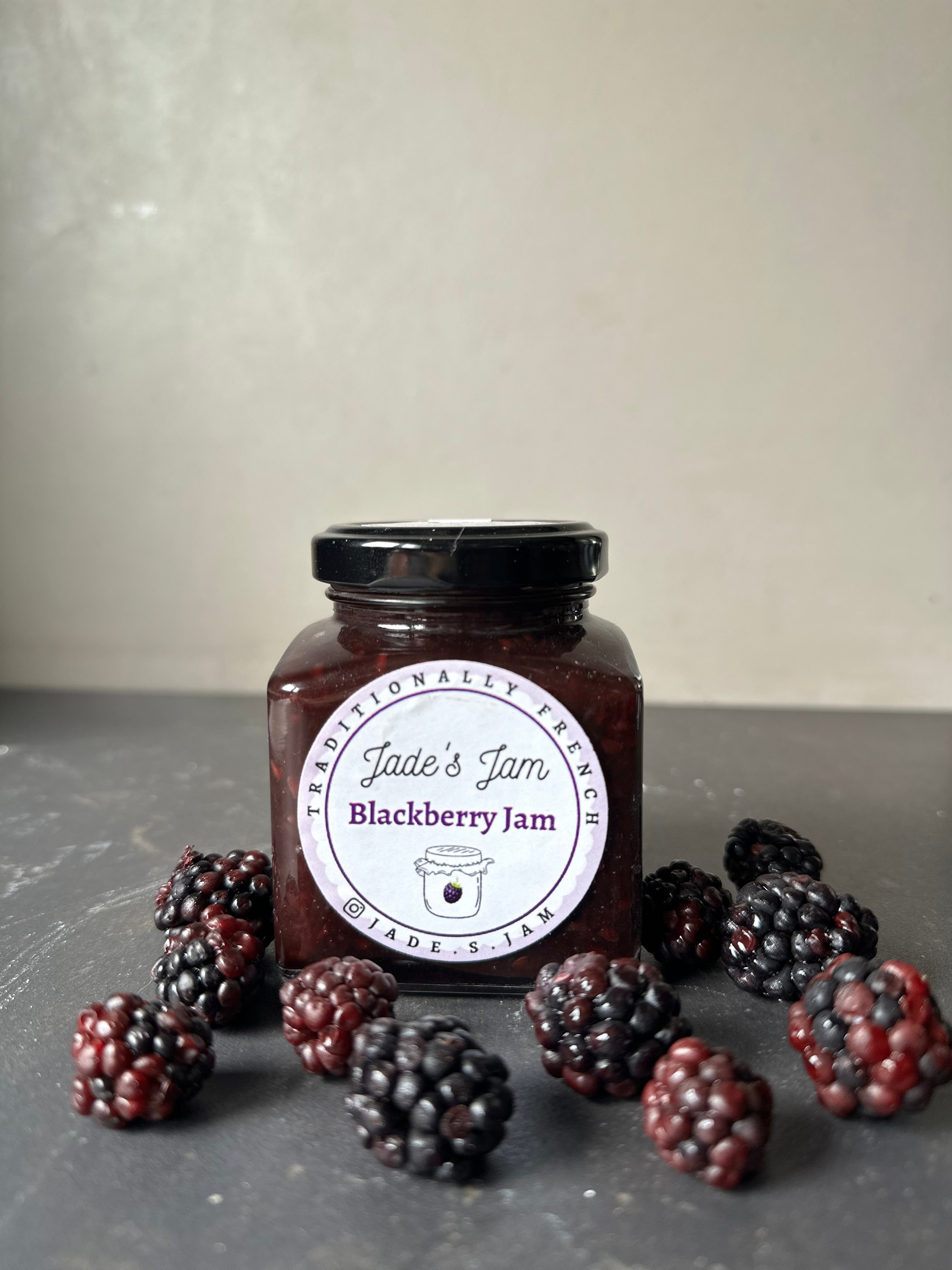Jade's Jam Blackberry Jam, made in Pakistan the French way