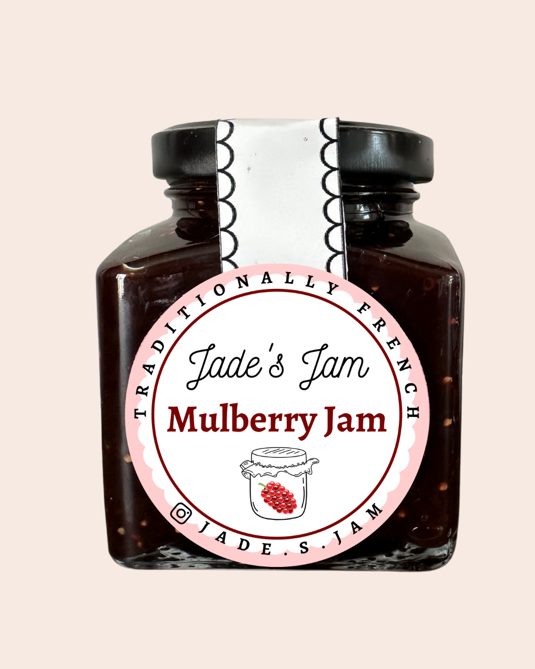 Jade's Jam Mulberry Jam, made in Pakistan the French way