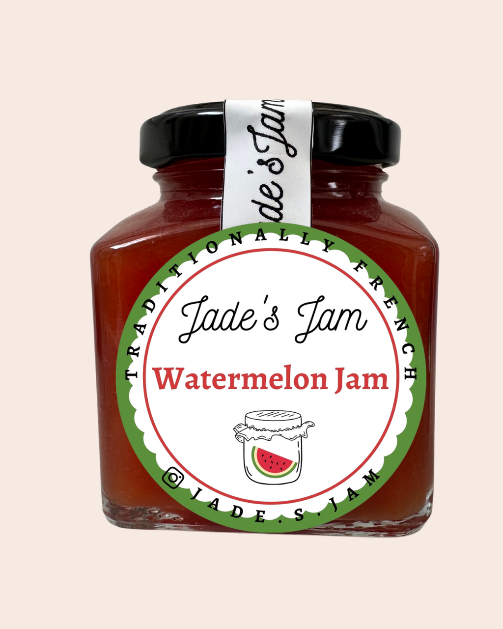 Jade's Jam Watermelon Jam, made in Pakistan the French way