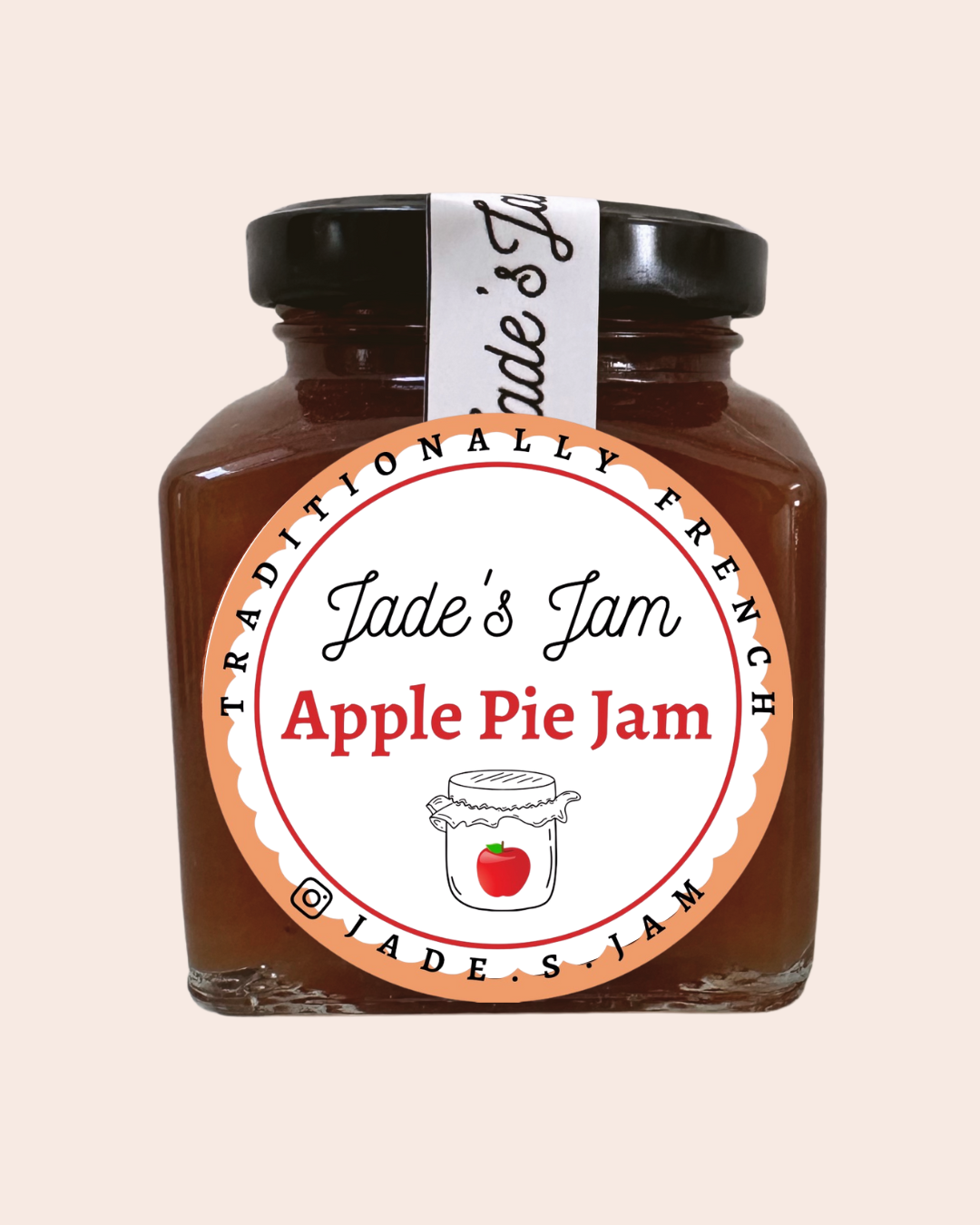 Jar of Jade's Jam Apple Pie Jam